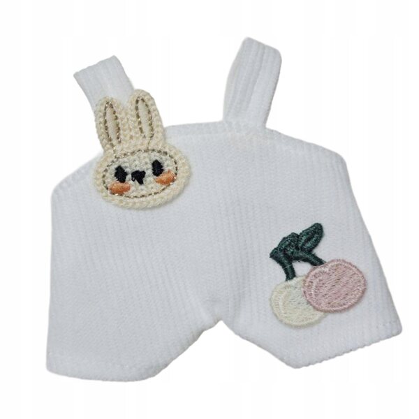 Miniature pantaloni bianchi per bambole da 17 cm, abbigliamento morbido e comodo