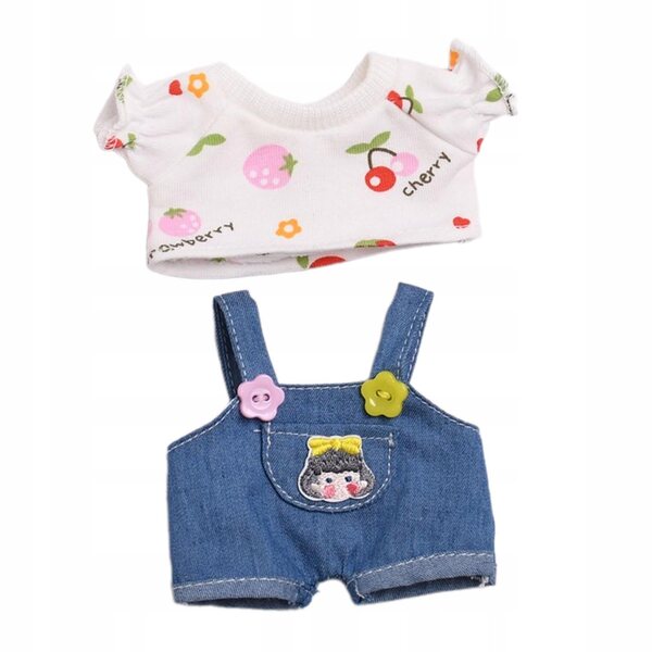 Mini abbigliamento per bambole 6 pollici Cherry T - vestiti morbidi e adorabili