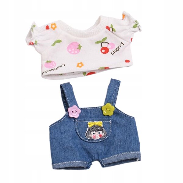Mini abbigliamento per bambole 6 pollici Cherry T - vestiti morbidi e adorabili