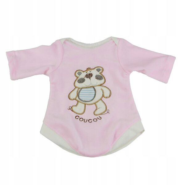 Completo Abbigliamento per Bambole Neonata 16-18'' con Coniglio Rosa Plush