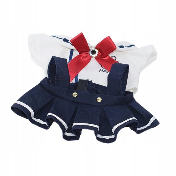 17cm Puppenkleidungsset, weiße Uniformkleidung für Mädchen und Mädchen