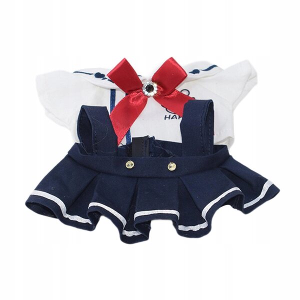 17cm Puppenkleidungsset, weiße Uniformkleidung für Mädchen und Mädchen