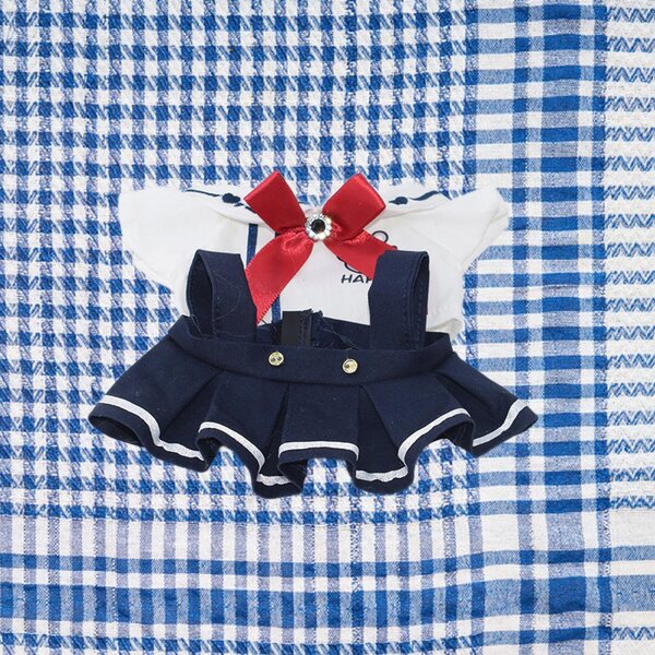 17cm Puppenkleidungsset, weiße Uniformkleidung für Mädchen und Mädchen