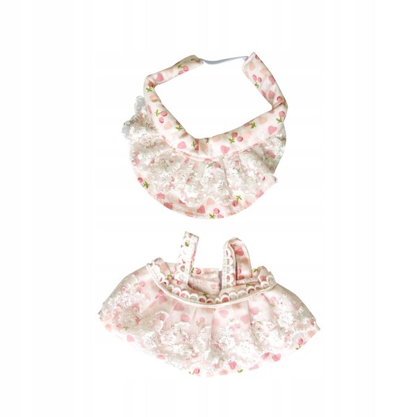 Mini abiti per bambole set 2 pezzi vestito e cappello per bambole 20-25 cm