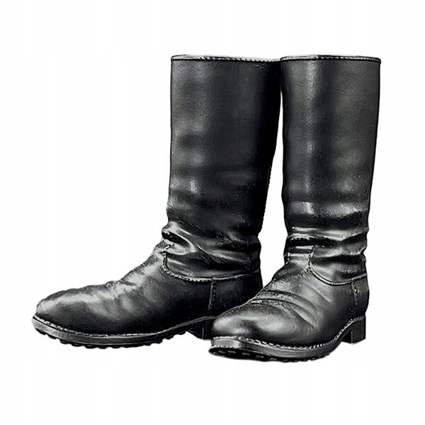 Buty figurowe w skali 1/6 Buty Czarne Trend Moda Buty Wysokie buty Kobiece