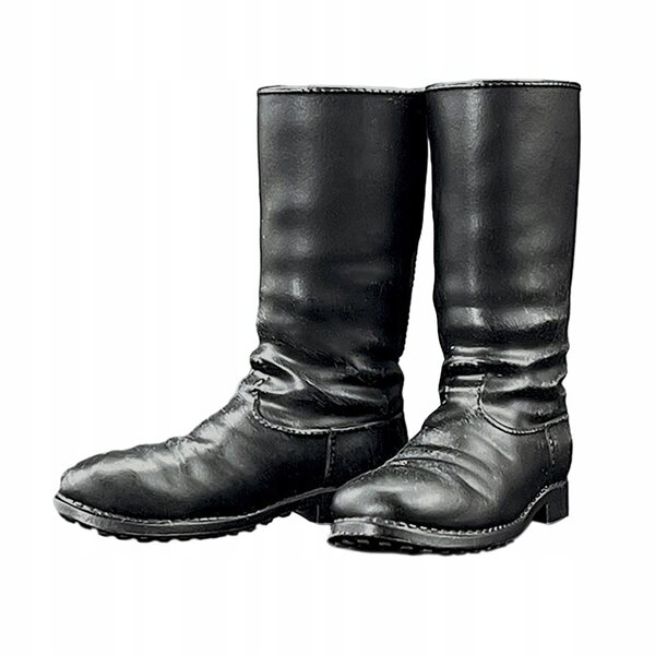 Buty figurowe w skali 1/6 Buty Czarne Trend Moda Buty Wysokie buty Kobiece