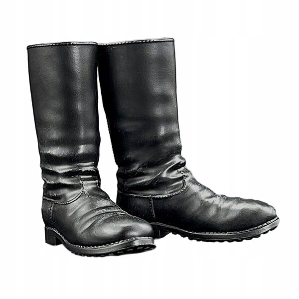 Buty figurowe w skali 1/6 Buty Czarne Trend Moda Buty Wysokie buty Kobiece