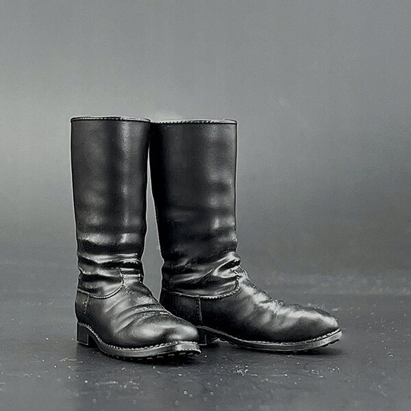 Buty figurowe w skali 1/6 Buty Czarne Trend Moda Buty Wysokie buty Kobiece