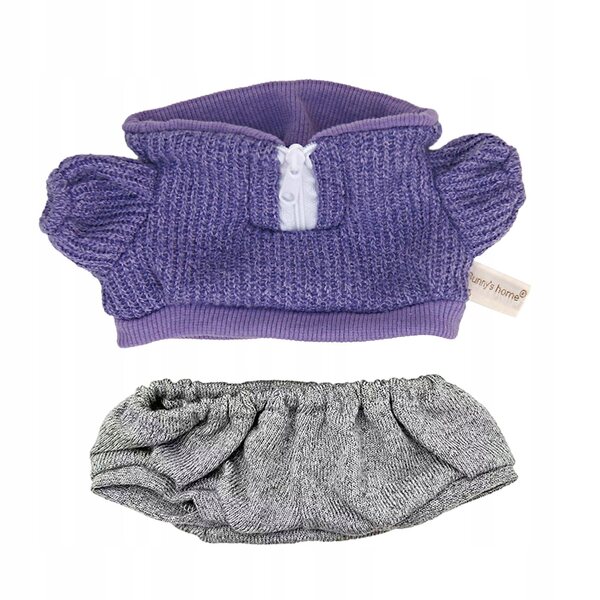 Bekleidungsset für Puppen, 38 cm, weicher violetter Strickpullover