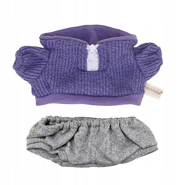 Bekleidungsset für Puppen, 38 cm, weicher violetter Strickpullover