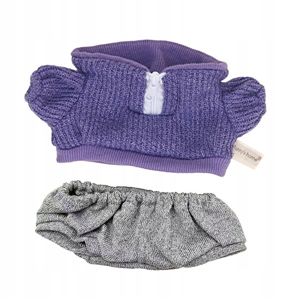Bekleidungsset für Puppen, 38 cm, weicher violetter Strickpullover