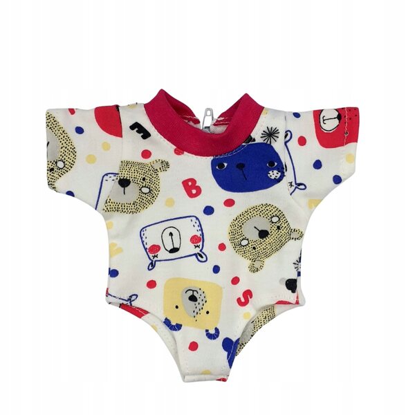 Kleidung für 30-cm-Puppe mit Kurzarm-Body aus hochwertiger Baumwolle