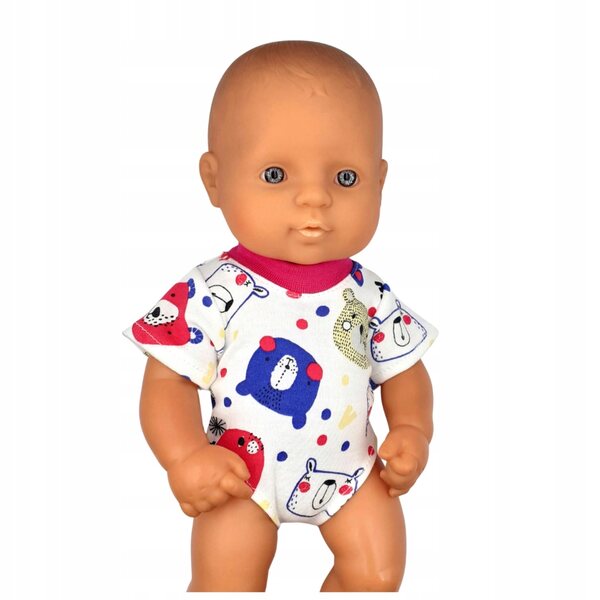 Kleidung für 30-cm-Puppe mit Kurzarm-Body aus hochwertiger Baumwolle