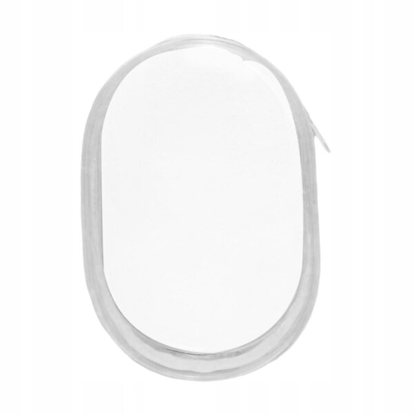 Organizer trasparente antipioggia e antipolvere per bambole 15-18 cm, bianco