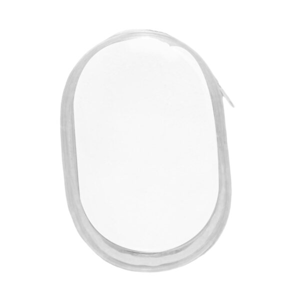 Organizer trasparente antipioggia e antipolvere per bambole 15-18 cm, bianco