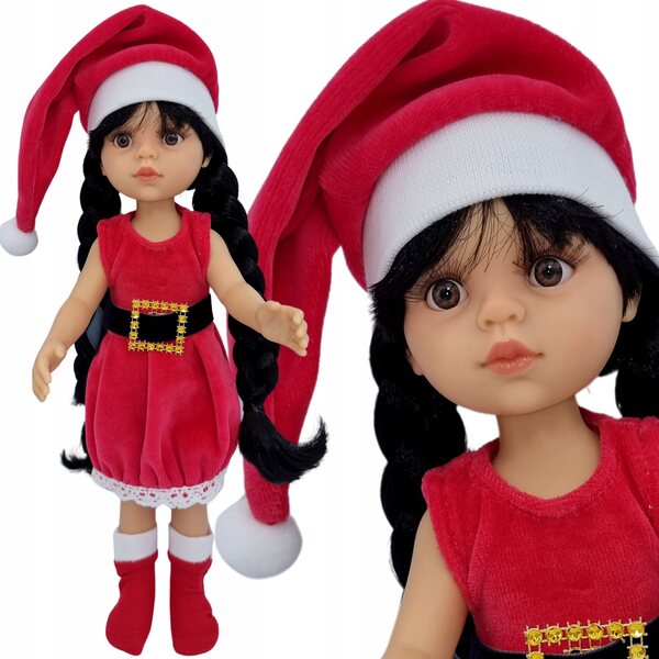Paola Reina 32 cm Puppenkleidung, rote Farbe, hochwertiger Stoff