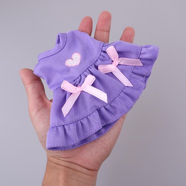 Set Abito e Copricapo rosa per Bambole 25 cm - Accessori Moda Mellchan Dolls
