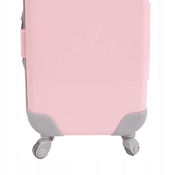 Set 2 Mini Valigie per Bambole 18 Pollici Accessori Viaggio Bambina