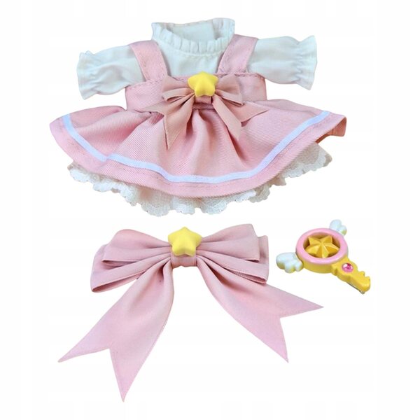 Set 4 vestiti per bambole 17 cm | Abiti colorati e facili da indossare