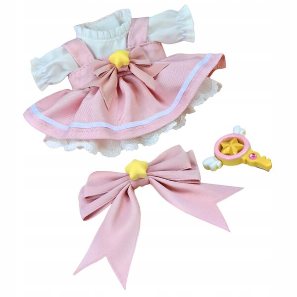 Set 4 vestiti per bambole 17 cm | Abiti colorati e facili da indossare