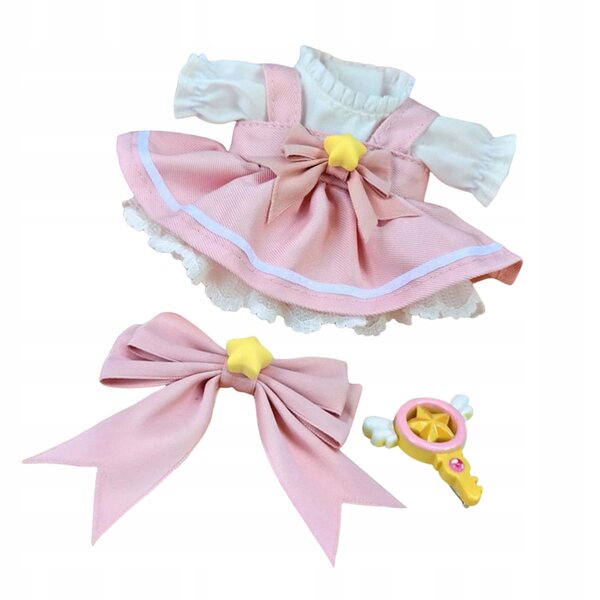 Set 4 vestiti per bambole 17 cm | Abiti colorati e facili da indossare