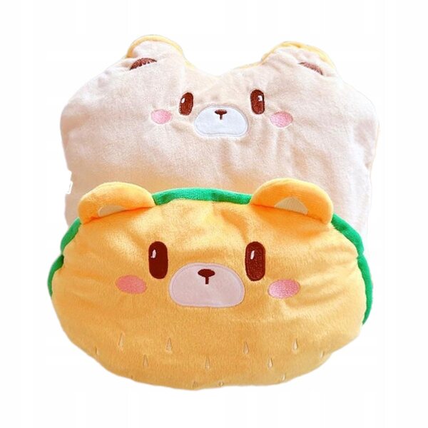 3-teiliges Bettwäscheset für 17-cm-Puppen mit Bettbezug und Kissen