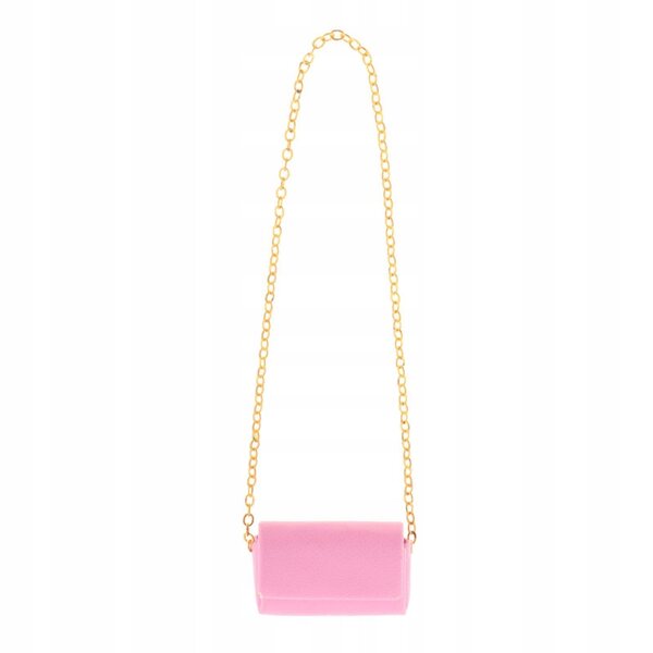 Plecak rosa per bambole 1:6 accessorio moda per bambole 2,5x1,5x9 cm
