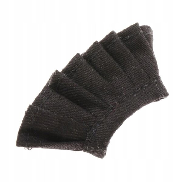 Schwarzer Falten-Minirock, Modeaccessoire für OB11 1/12 Puppe