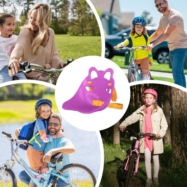 Puppensitz aus Silikon mit Befestigung für Kinderfahrrad, leicht und langlebig