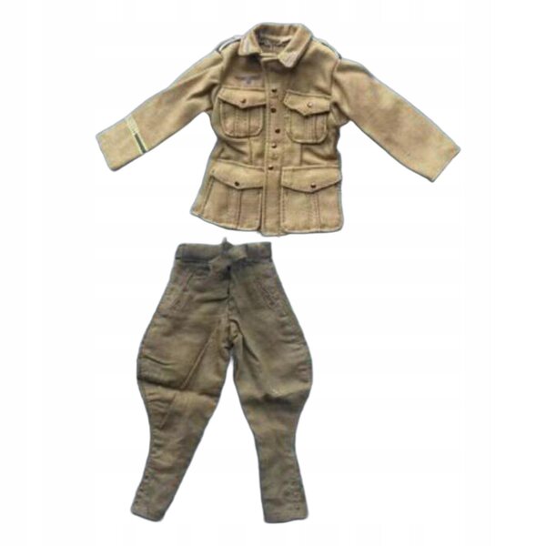 Komplettes Militärbekleidungsset im Maßstab 1:6 mit strapazierfähiger Hose und Jacke