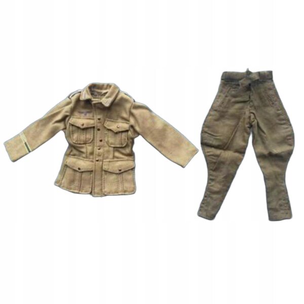 Komplettes Militärbekleidungsset im Maßstab 1:6 mit strapazierfähiger Hose und Jacke