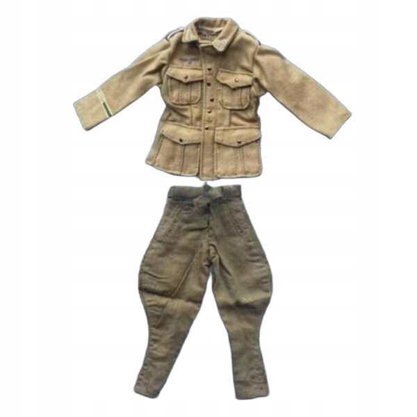 Komplettes Militärbekleidungsset im Maßstab 1:6 mit strapazierfähiger Hose und Jacke