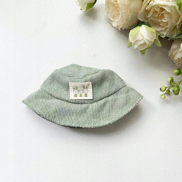 Cappello verde per bambole da 15 cm, accessorio tessile per giochi e collezioni