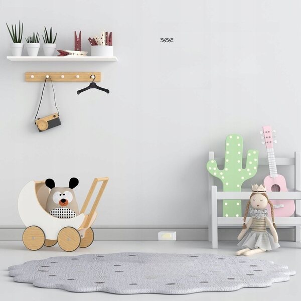 Set 50 appendini in plastica per vestiti bambole, robusti e leggeri