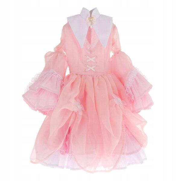 Abito vintage per bambole 1/3 BJD - elegante abito da sera rosa