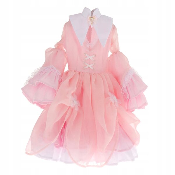 Abito vintage per bambole 1/3 BJD - elegante abito da sera rosa