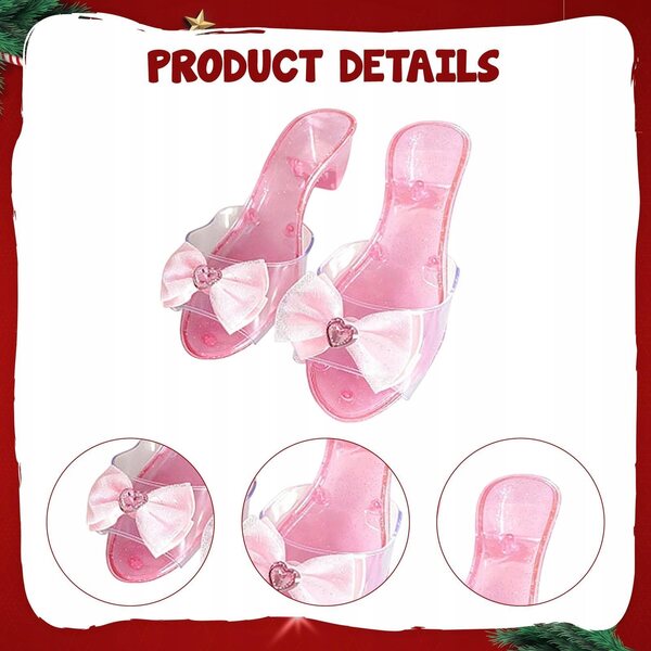 Sandali con Tacco per Bambine Ideali per Feste e Compleanni Rosa Eleganti