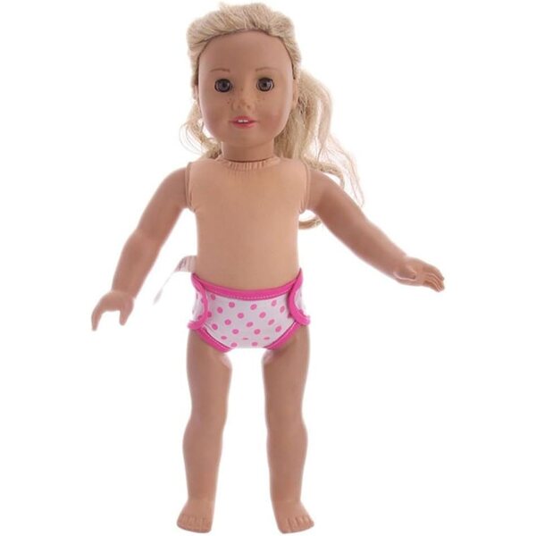 Höschen für American Doll 46 cm – gepunktete Unterwäsche für Freizeitkleidung