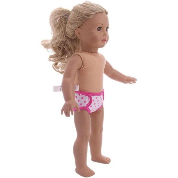 Höschen für American Doll 46 cm – gepunktete Unterwäsche für Freizeitkleidung
