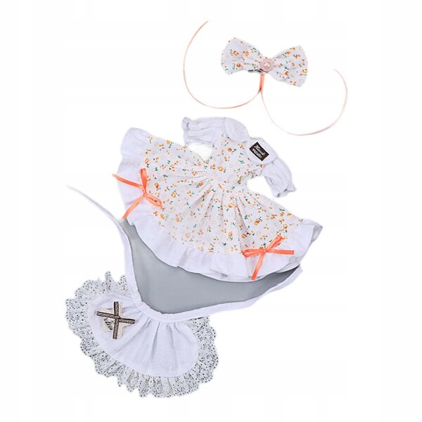 3-teiliges Set 1:6 Puppenkleidung und Zubehör orange 12 Zoll