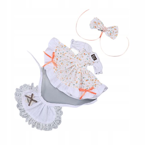 3-teiliges Set 1:6 Puppenkleidung und Zubehör orange 12 Zoll