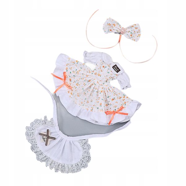 3-teiliges Set 1:6 Puppenkleidung und Zubehör orange 12 Zoll