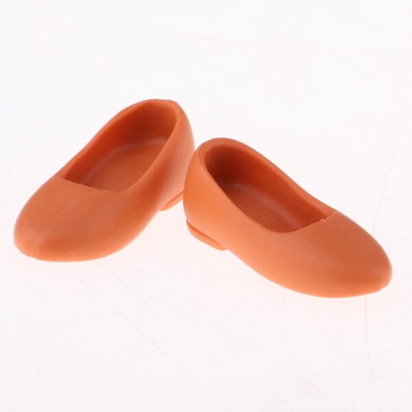 Sandali moda estiva per bambole 1/6 BJD e 12 pollici colore arancione