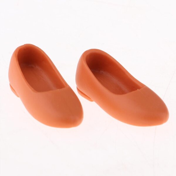 Sandali moda estiva per bambole 1/6 BJD e 12 pollici colore arancione