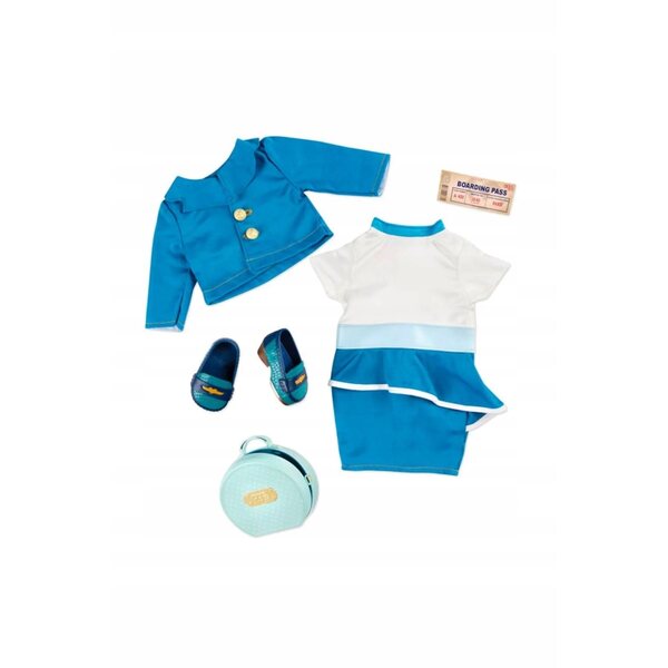 Our Generation Fashion Flight Deluxe Outfit - abbigliamento stiloso per bambole 46 cm