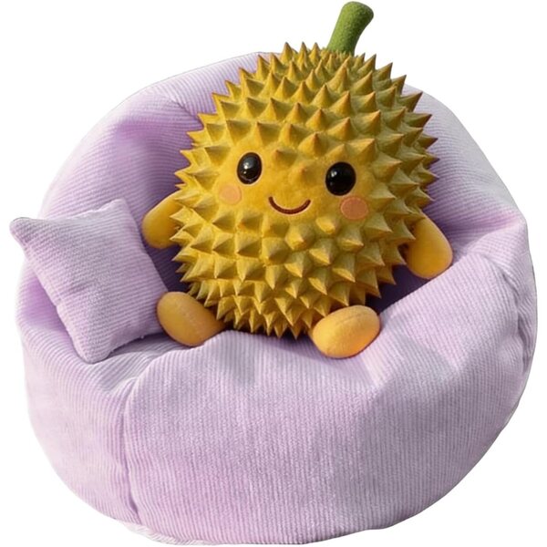 Mini-Sessel für Puppen aus Stoff mit Kissen – dekoratives Möbel und Spiel