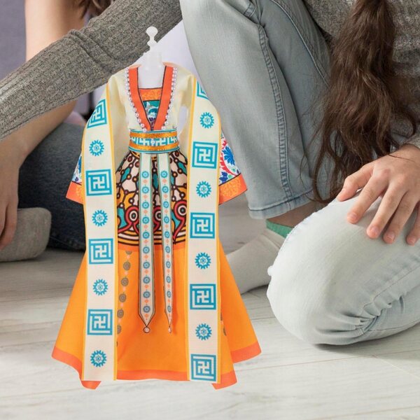 Chinesisches traditionelles Kleid für Prinzessin-Puppe, DIY-Set für Cosplay und Foto