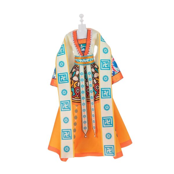 Chinesisches traditionelles Kleid für Prinzessin-Puppe, DIY-Set für Cosplay und Foto