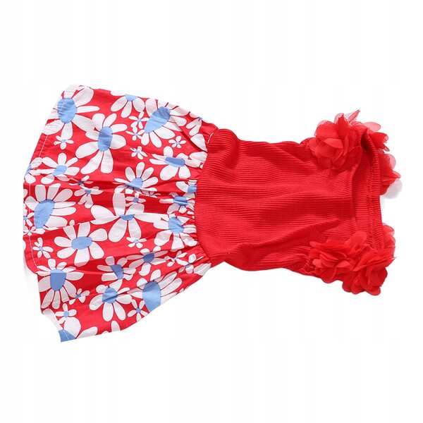 Hunde-Sommerkleid, weiche, atmungsaktive und leichte und stilvolle Sommerkleidung