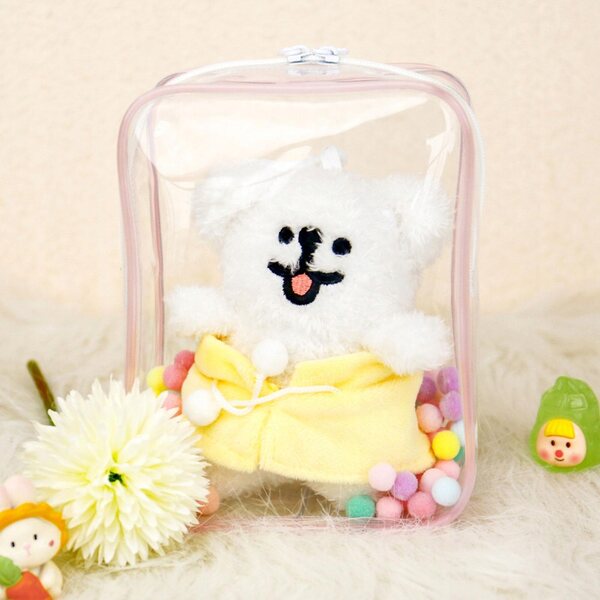 Organizer a sospensione trasparente per esposizione e protezione di miniature e bambole 15 cm